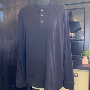 Croft & Barrow Partial Button Long Sleeve